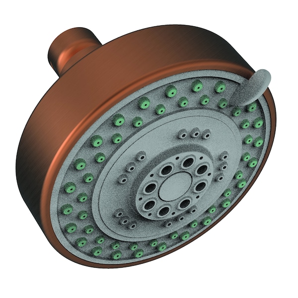 Newport Brass Multifunction Showerhead in Antique Copper 2155-08A - main